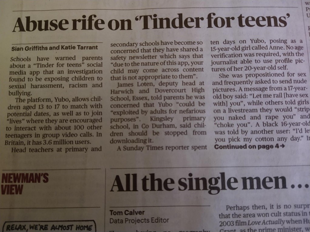 News articlwe